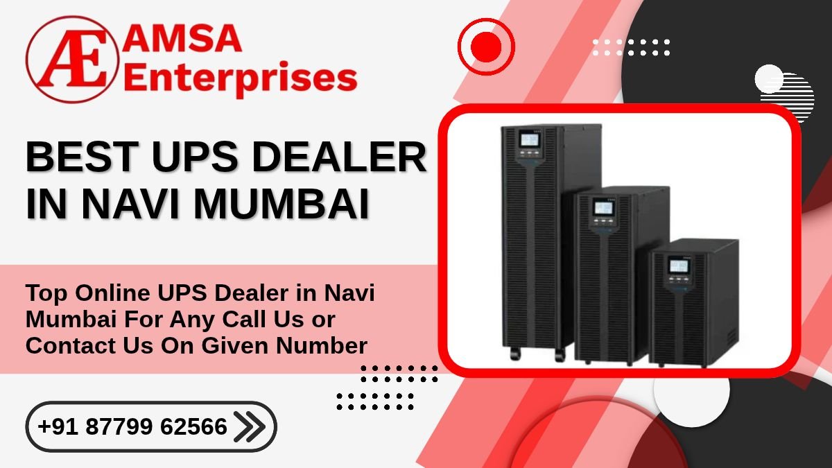 Best Industrial Online UPS System supplied by Amsa Enterprises in Navi Mumbai